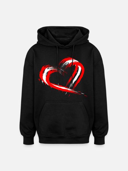 Kanada - Oversized Unisex Hoodie - Schwarz
