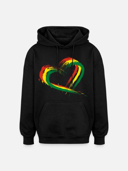 Bolivien - Oversized Unisex Hoodie - Schwarz