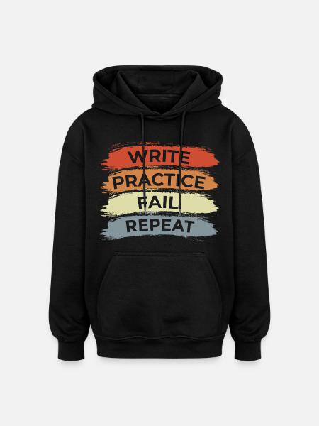 Trompete Motivation - Oversized Unisex Hoodie - Schwarz