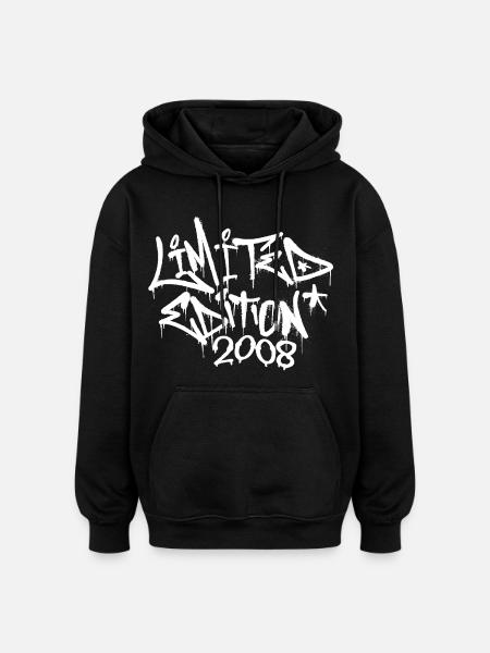 Limitierte Graffiti Edition 2008 Limited Edition - Oversized Unisex Hoodie - black
