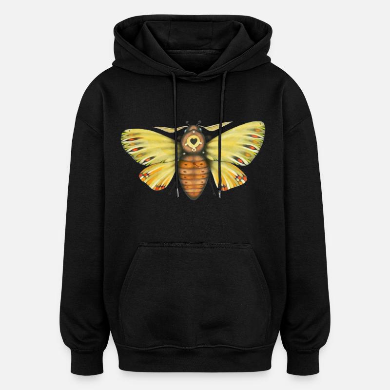 mite graisse - Sweat à capuche oversize unisexe - noir