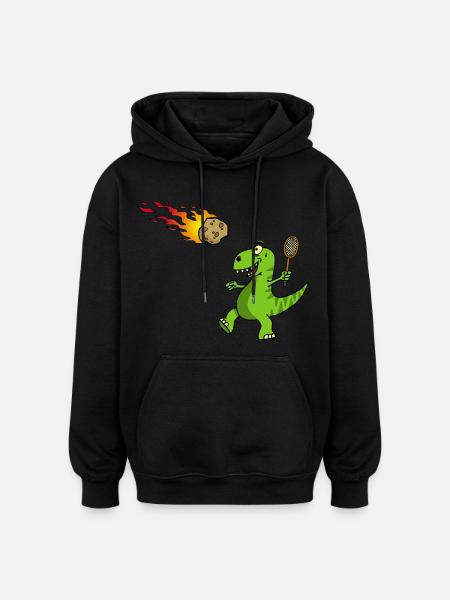 Rücksendung an den Absender - Oversized Unisex Hoodie - Schwarz