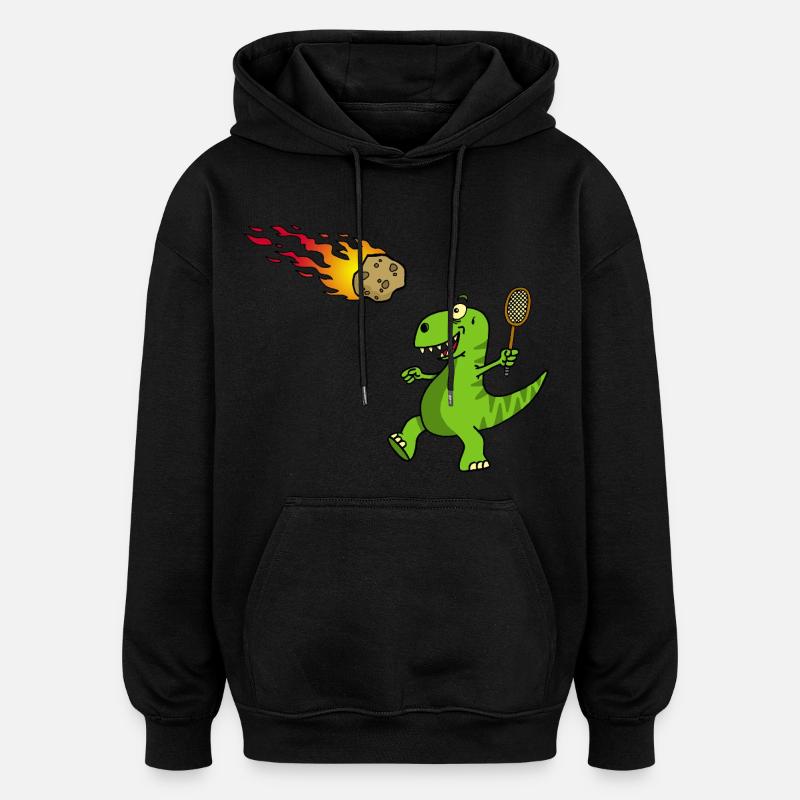 Rücksendung an den Absender - Oversized Unisex Hoodie - Schwarz