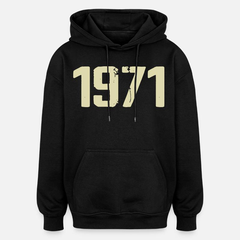 Jubilee 1971 - Oversized Unisex Hoodie - black
