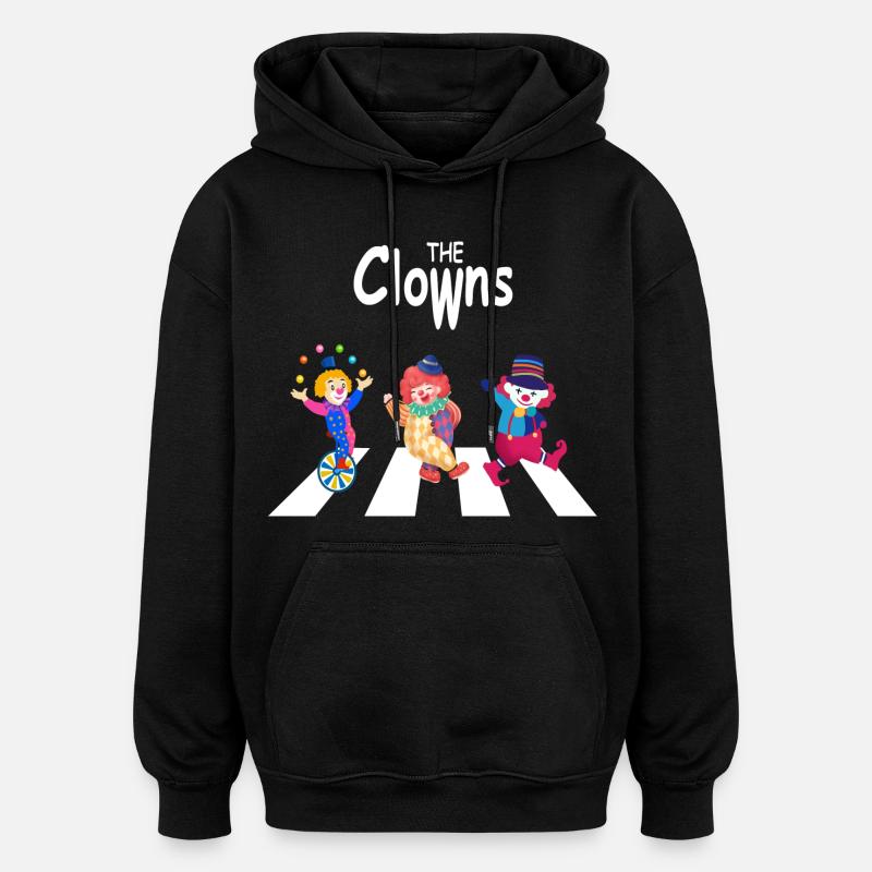 Die Clowns - Oversized Unisex Hoodie - Schwarz