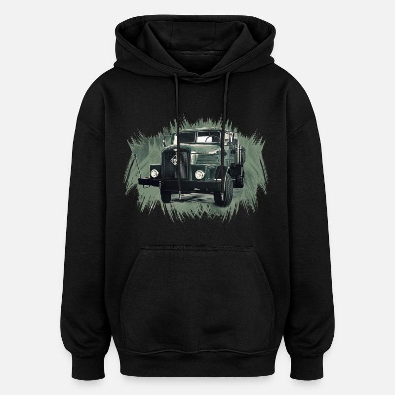 Pritschenwagen IFA H6 - Oversized Unisex Hoodie - Schwarz