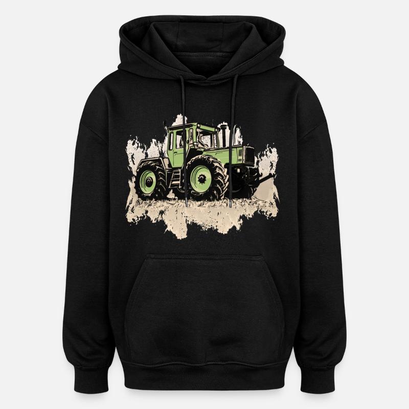 MB trac 1300 turbo | Tracteur - Sweat à capuche oversize unisexe - noir