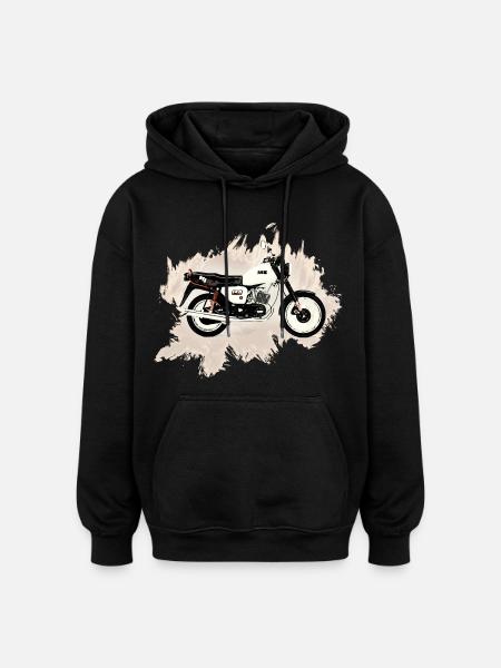 MZ ETZ 150 - Oversized Unisex Hoodie - black