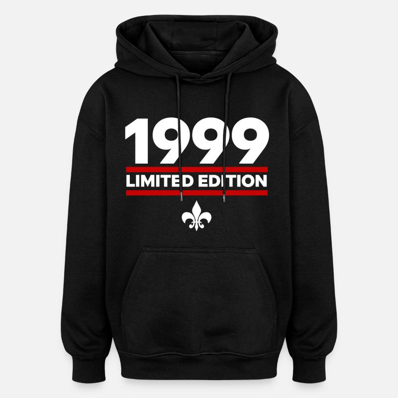 1999 Édition limitée - Sweat à capuche oversize unisexe - noir