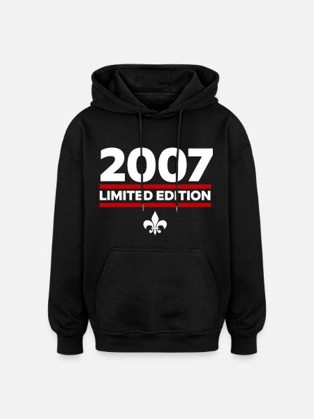 2007 Limited Edition - Oversized Unisex Hoodie - black