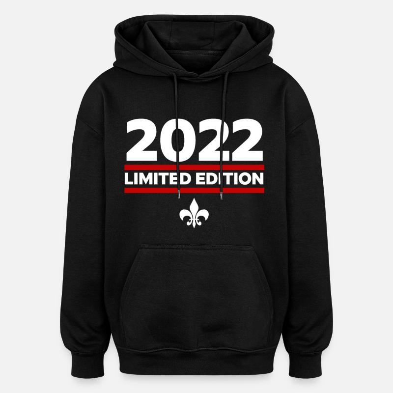Édition limitée 2022 - Sweat à capuche oversize unisexe - noir