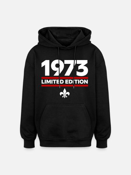 1973 Limited Edition - Oversized Unisex Hoodie - black