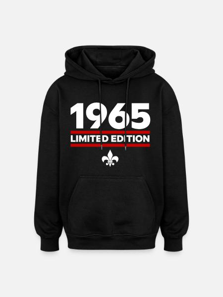 1965 Limited Edition - Oversized Unisex Hoodie - black