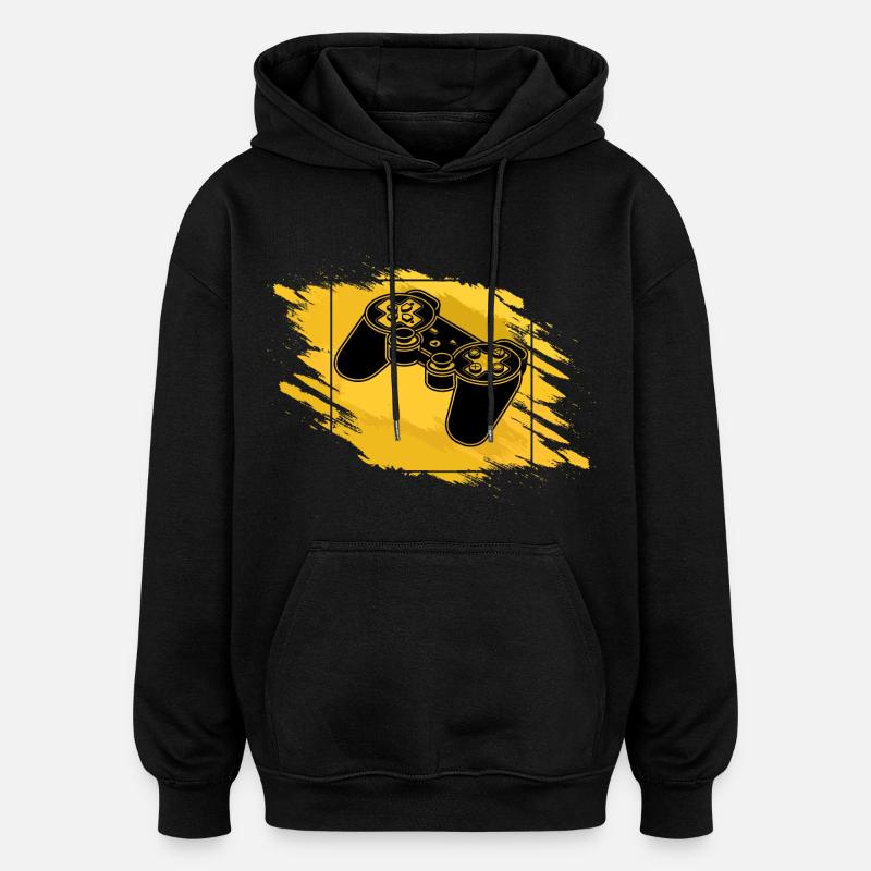 Gaming Controller Retro - Oversized Unisex Hoodie - black