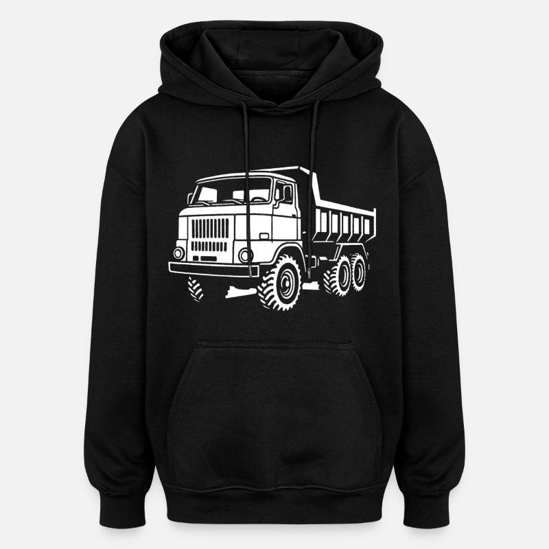 Schwerlast aus Stahl - Oversized Unisex Hoodie - Schwarz