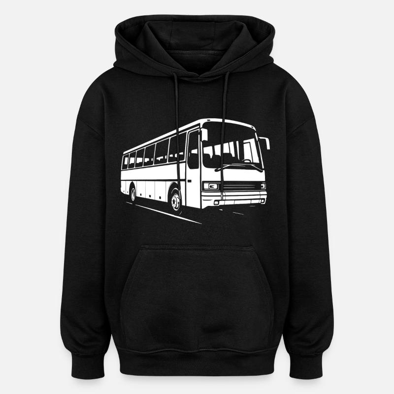 Entraîneur longue distance à l’ancienne - Sweat à capuche oversize unisexe - noir