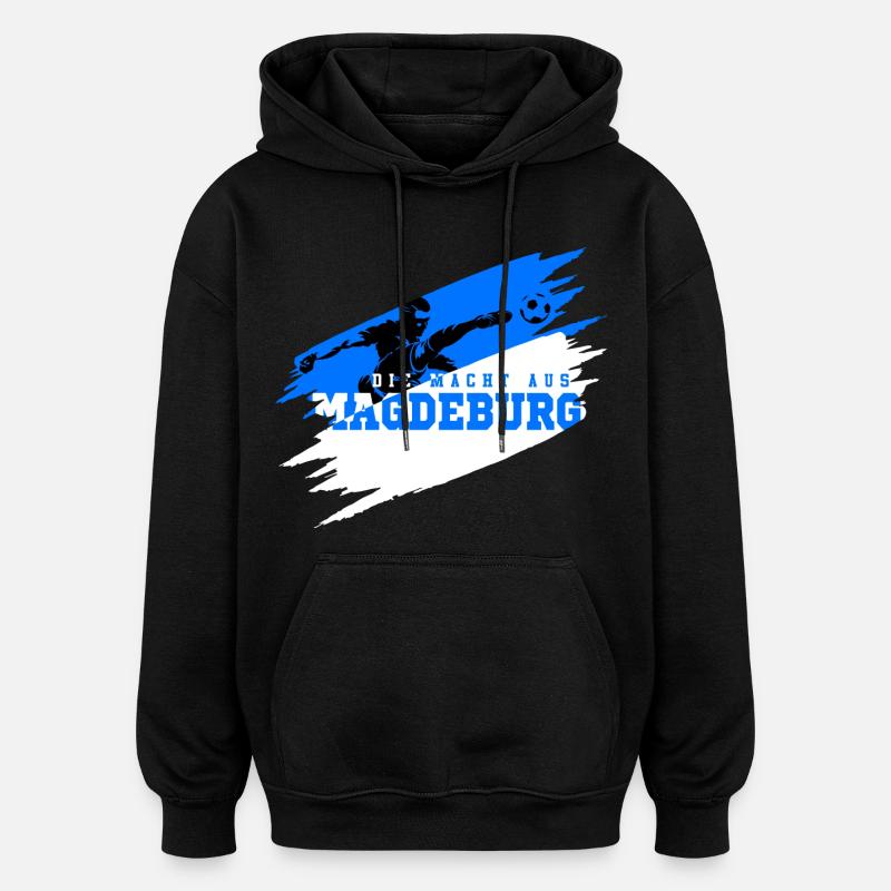 La puissance de Magdebourg - Sweat à capuche oversize unisexe - noir