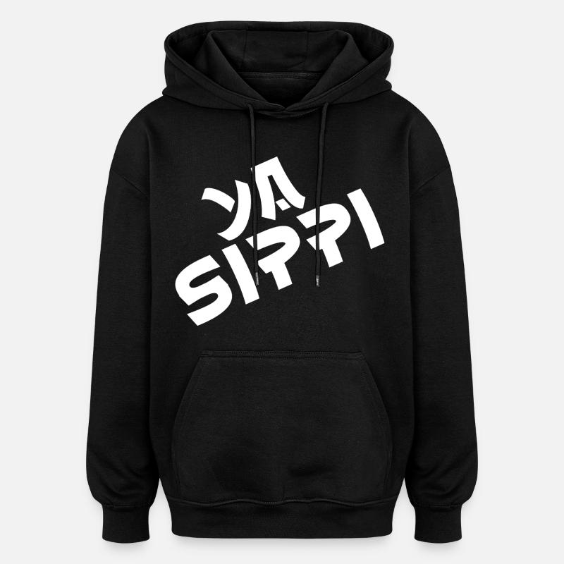 Ya Sippi - Oversized Unisex Hoodie - Schwarz