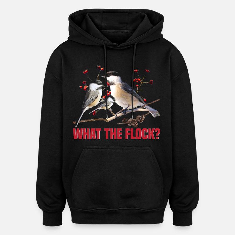 Vogelbeobachter, Vogelbeobachter, Vogelbeobachter, Vogelbeobachter. - Oversized Unisex Hoodie - Schwarz