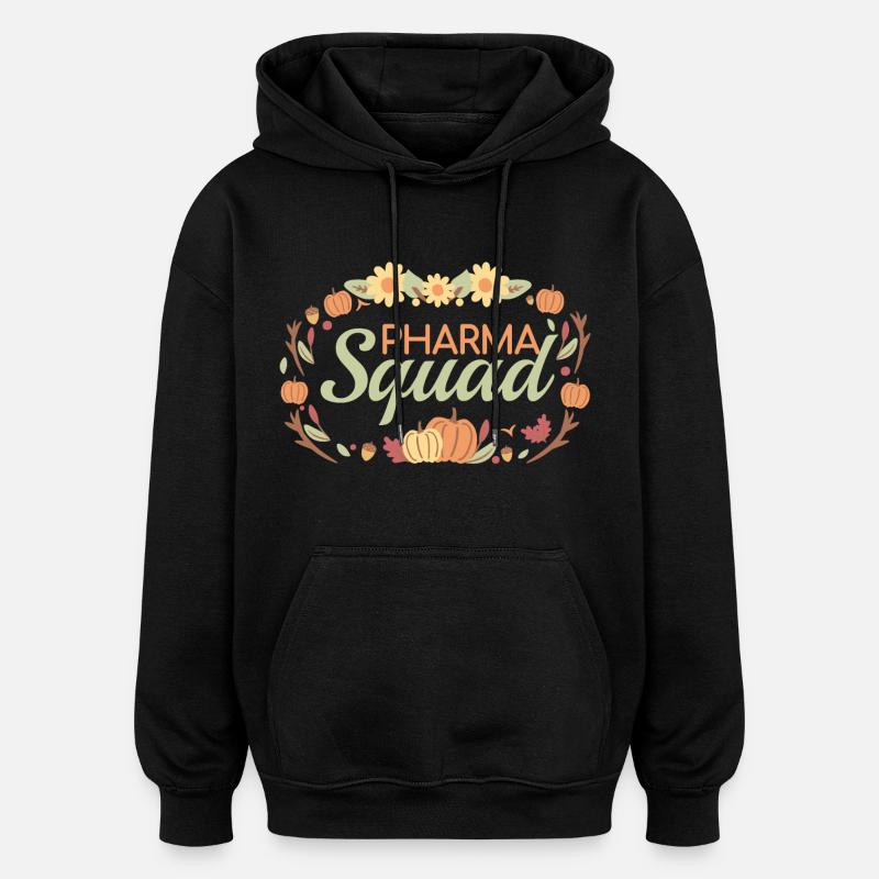 Pharmacie | Pharma Squad pastel - Sweat à capuche oversize unisexe - noir