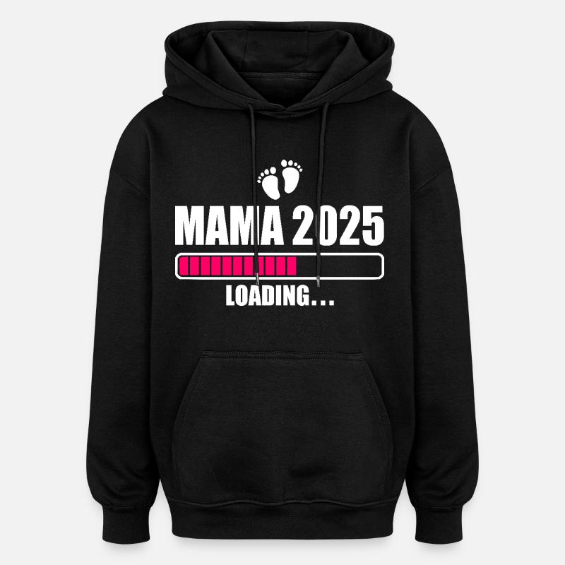 Mama 2025 - Sweat à capuche oversize unisexe - noir