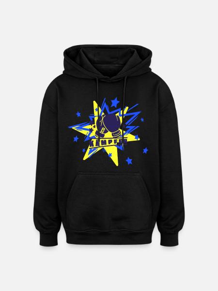 Kämpfer - Kampfsport - Glücksbringer - Oversized Unisex Hoodie - Schwarz