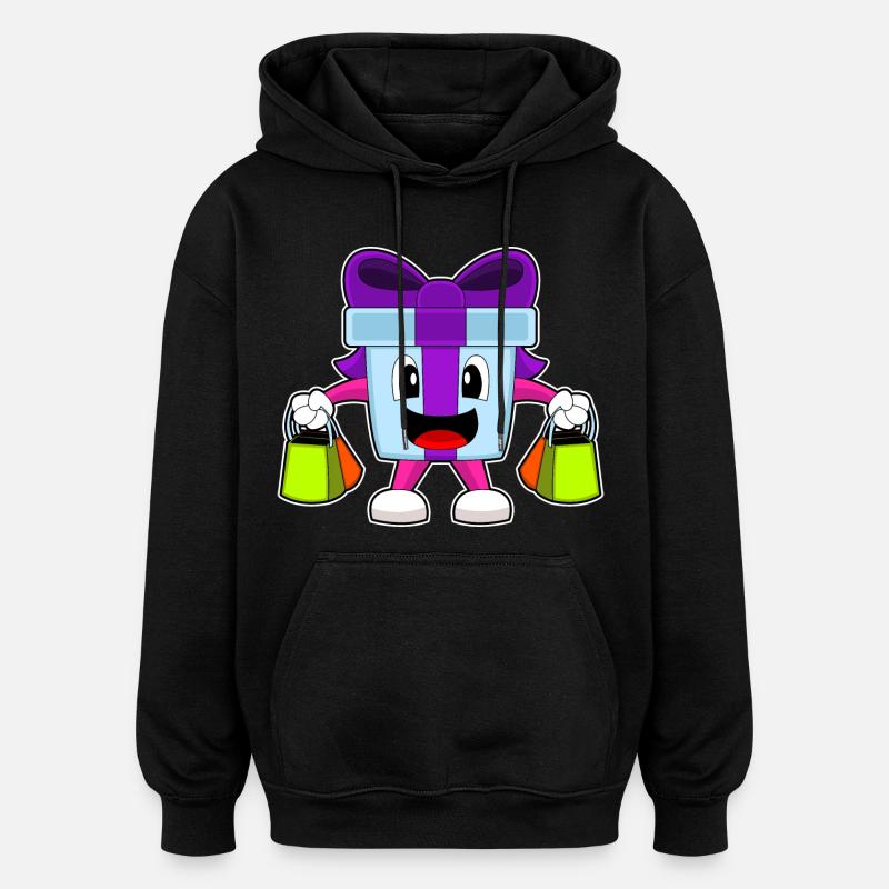 Christmas Shopping Package - Oversized Unisex Hoodie - black