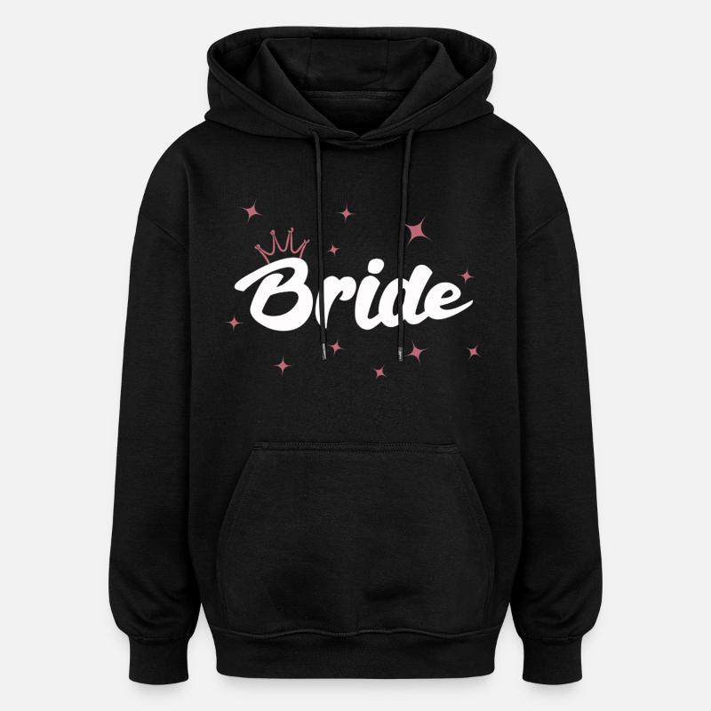 Bride - Oversized Unisex Hoodie - black