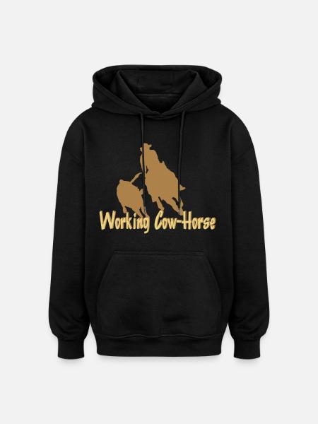 workingcowhorse - Oversized Unisex Hoodie - Schwarz