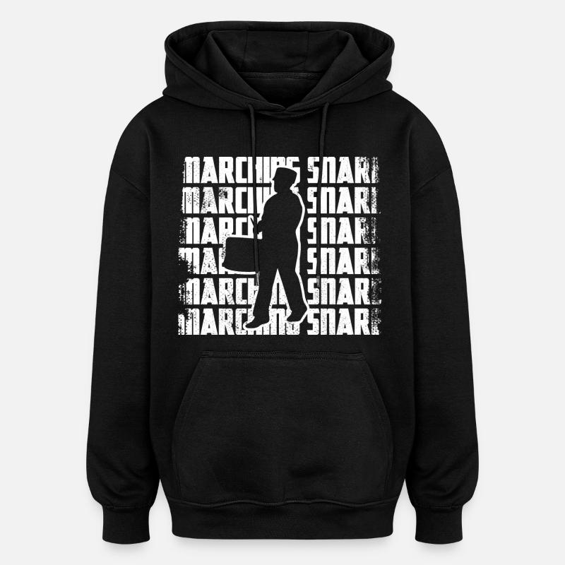 Drôle Snarl Batteur - Sweat à capuche oversize unisexe - noir