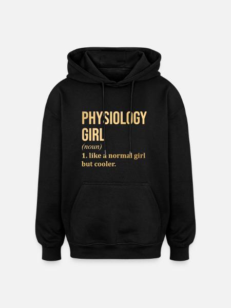 Physiology Physiology Physiology - Oversized Unisex Hoodie - black
