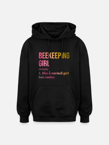 Beekeeper Beekeeper Beekeeper - Oversized Unisex Hoodie - black
