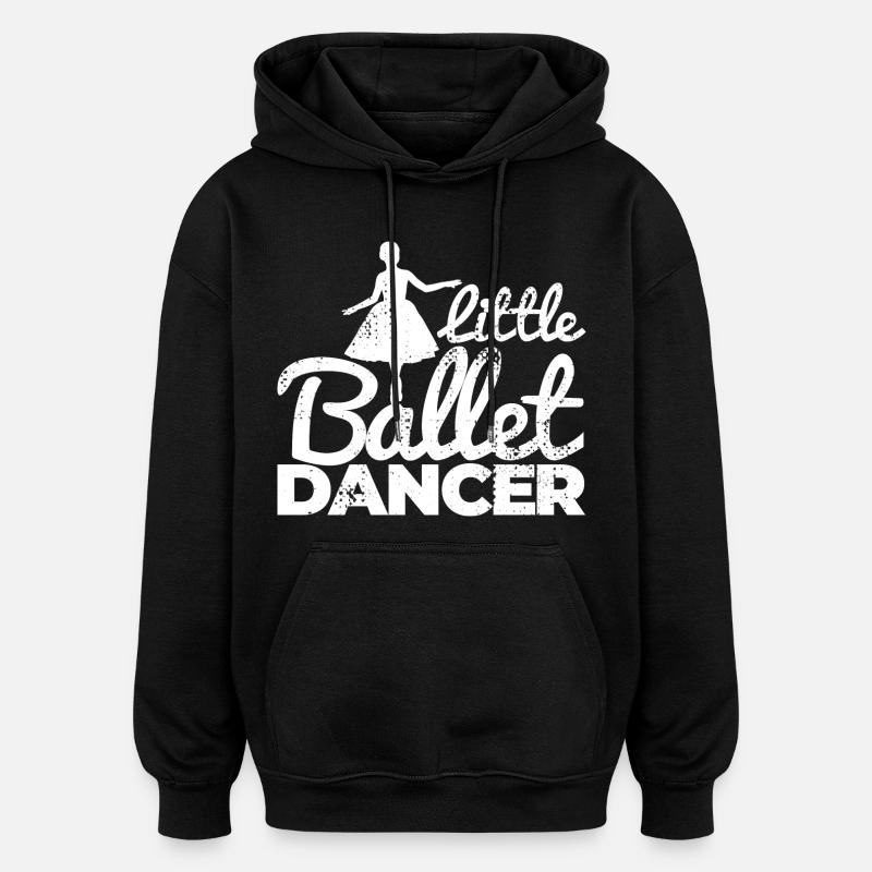 Petite danseuse de ballet - Sweat à capuche oversize unisexe - noir