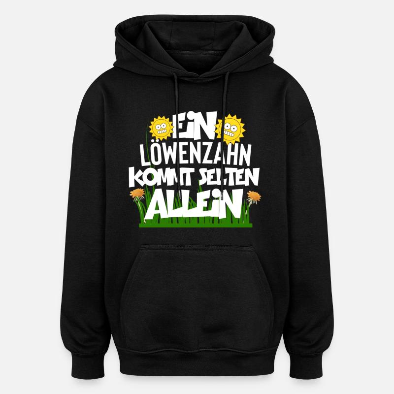 Garten Gärtner - Oversized Unisex Hoodie - Schwarz