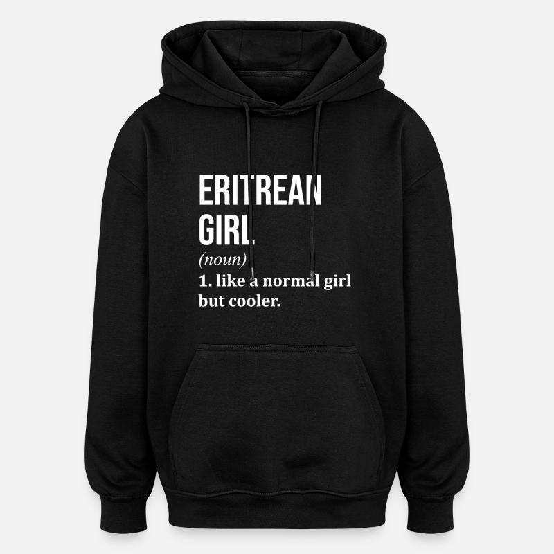Eritrea - Oversized Unisex Hoodie - black