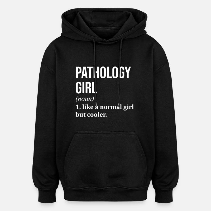 Pathology - Oversized Unisex Hoodie - black