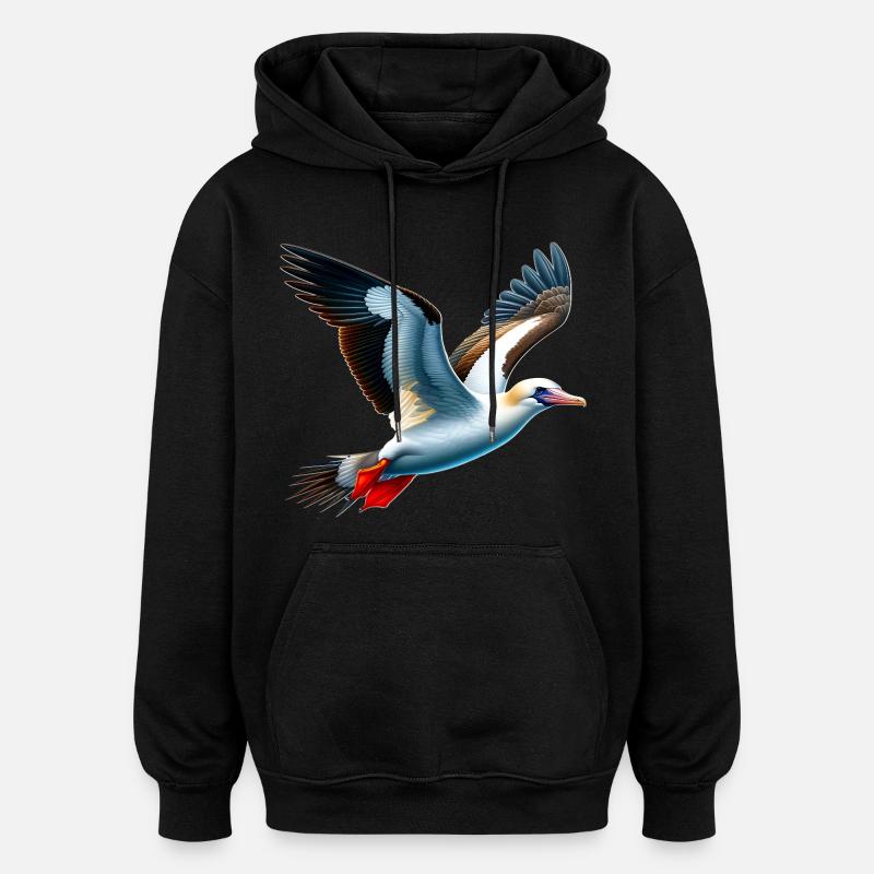 Cadeau des Nazca - Sweat à capuche oversize unisexe - noir