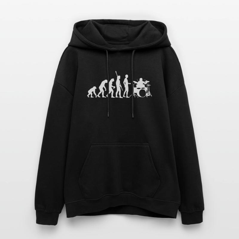 evolution_drummer_b_1c Sweat à capuche oversize unisexe