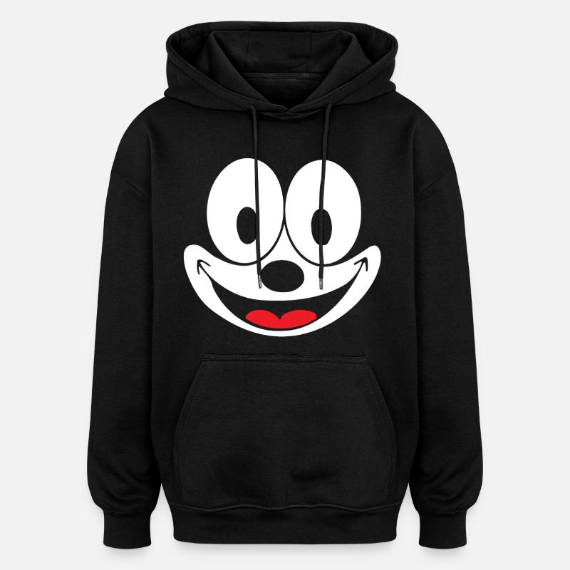 Felix The Cat Kostümdesign - Oversized Unisex Hoodie - Schwarz