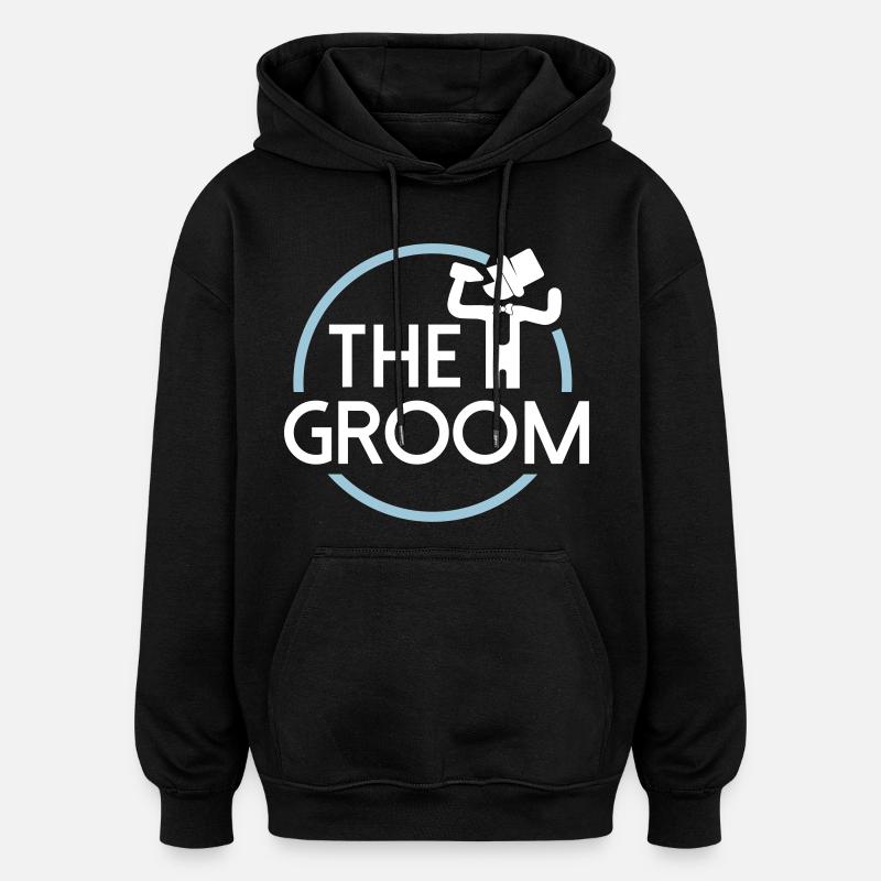 Groom - Oversized Unisex Hoodie - black