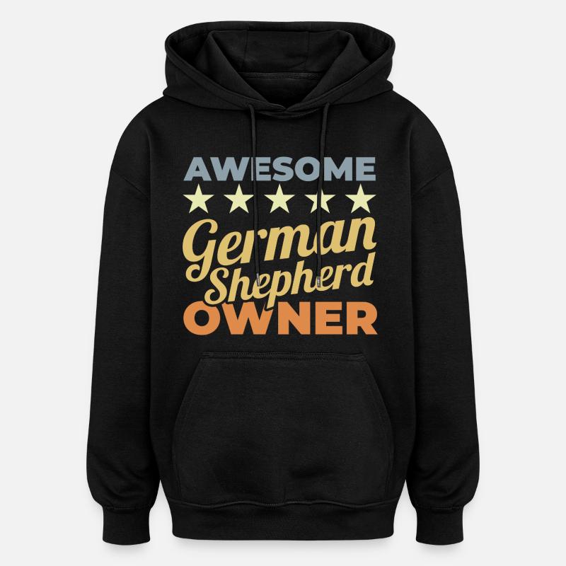 Toller Deutscher Schäferhund Halter - Oversized Unisex Hoodie - Schwarz