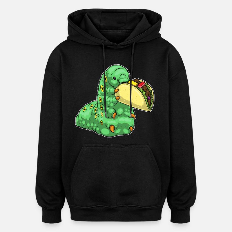 Caterpillar Taco - Sweat à capuche oversize unisexe - noir