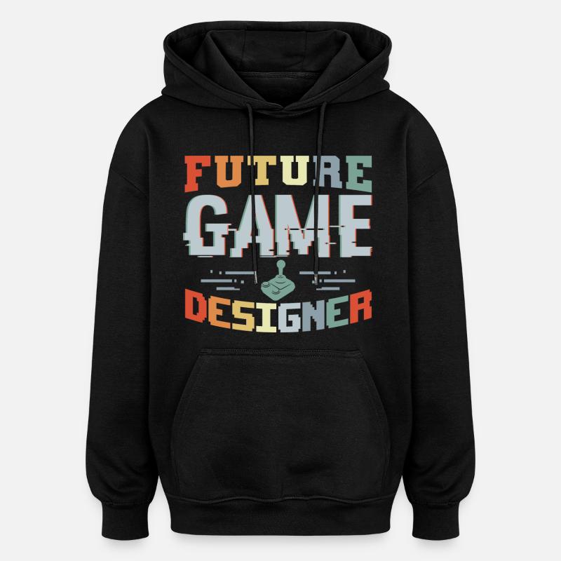 Future Game Developer - Oversized Unisex Hoodie - black