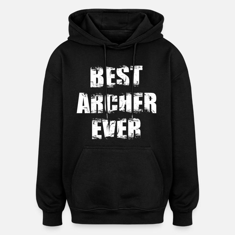Bester Bogenschütze - Oversized Unisex Hoodie - Schwarz