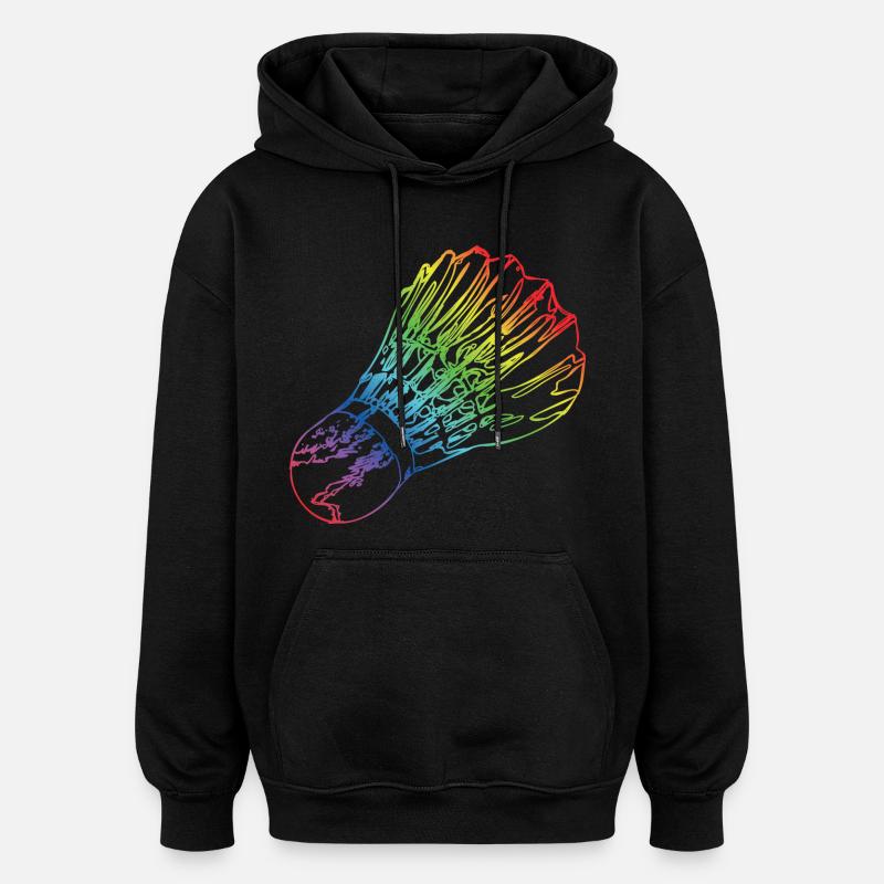 Volant - Sweat à capuche oversize unisexe - noir