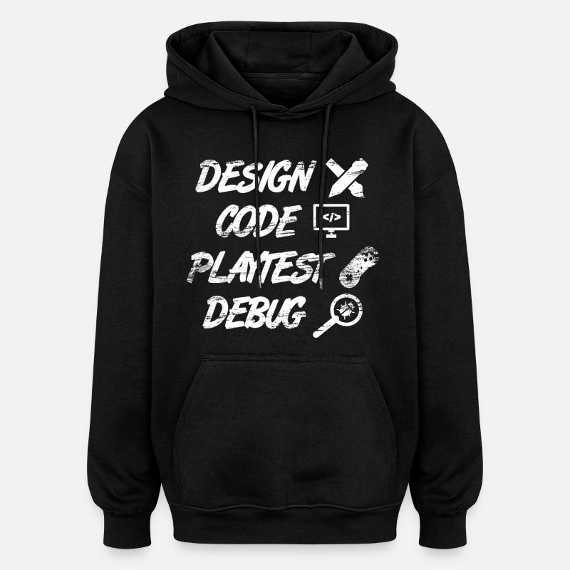 Spieleprogrammierung - Oversized Unisex Hoodie - Schwarz