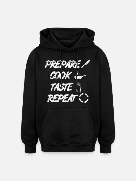 Koch Quote - Oversized Unisex Hoodie - black