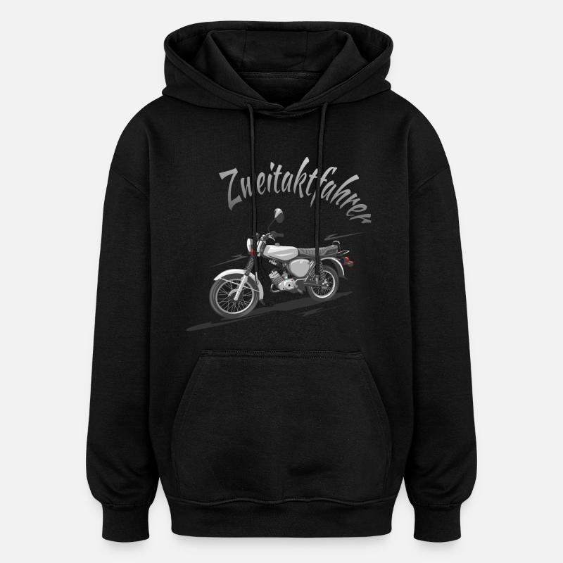 S51 Zweitaktfahrer - Oversized Unisex Hoodie - Schwarz