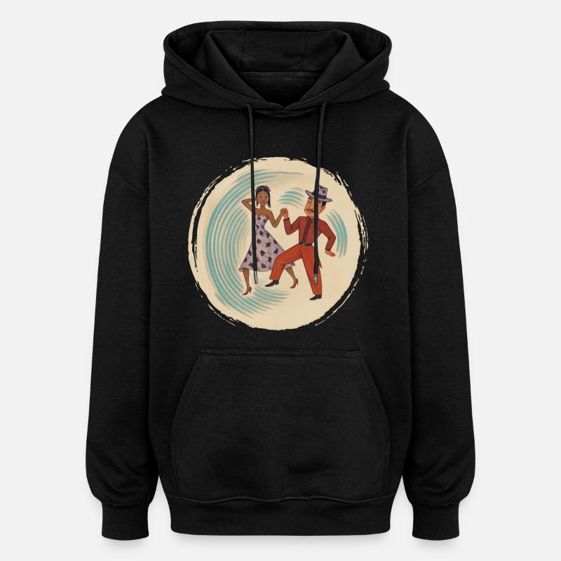 DANCER LOVERS #2 – nette Leute - Oversized Unisex Hoodie - Schwarz