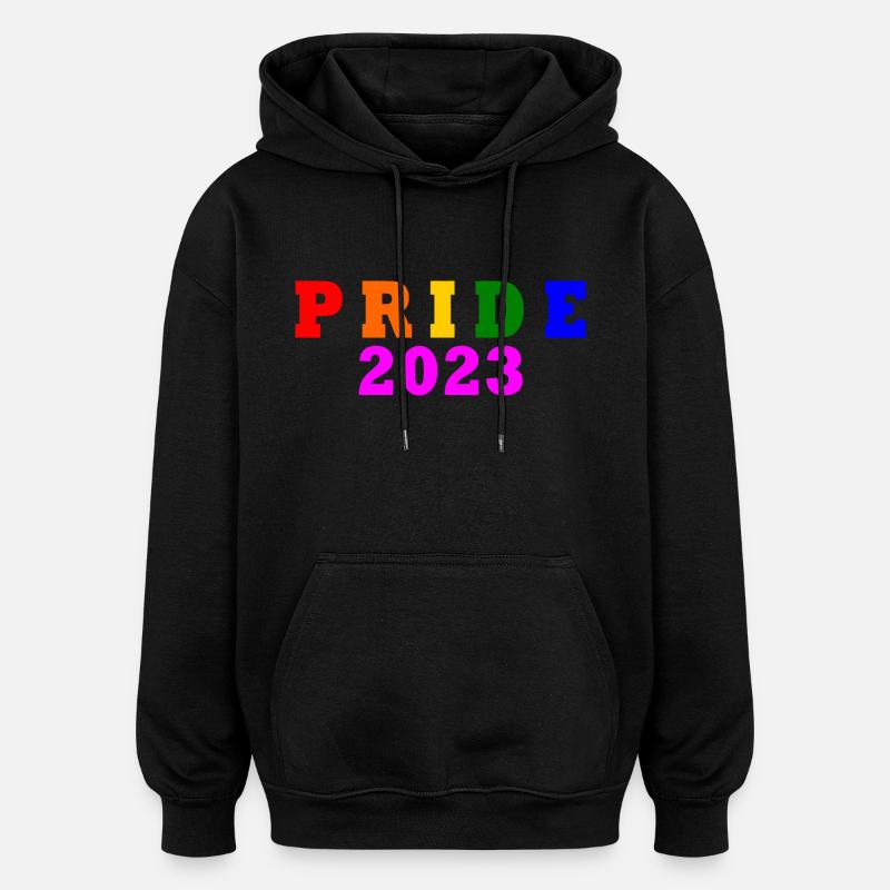 Pride 2023 - Sweat à capuche oversize unisexe - noir